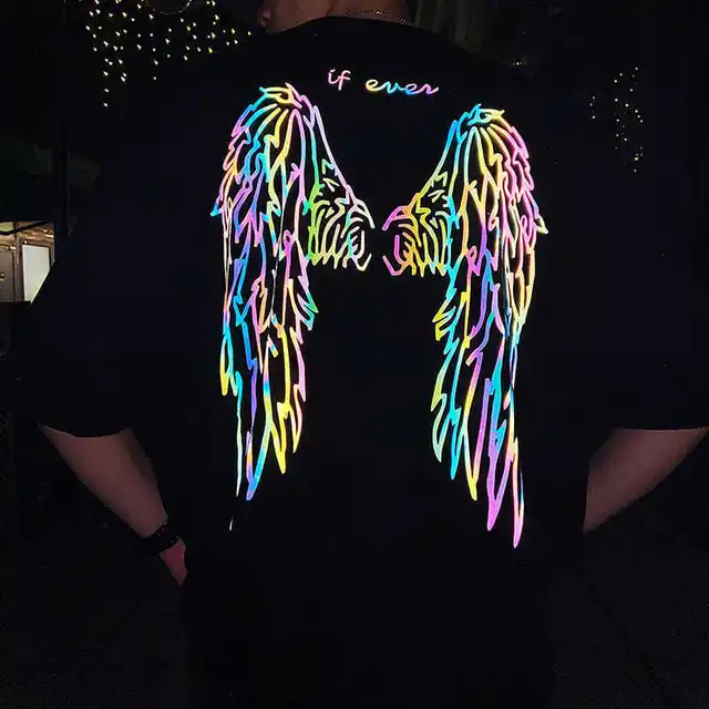 Reflective Wings T-shirt Top 2