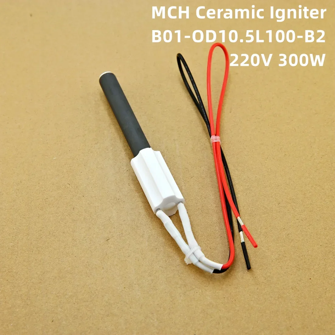220V 300W Ceramic Igniter wood pellet oven Ignition rod biofuel heater fast Ignition energy saving high efficiency &Phi;10.5*100mm