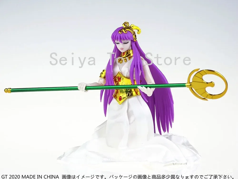 

In Stock Great Toys GT Model Saint Seiya Cloth Myth EX God Athena Saori Kido Casual cloth Collection 16cm action figure boys toy