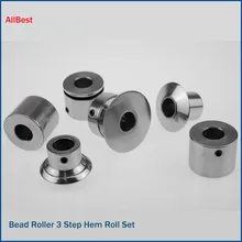 

Bead Roller 3 Step Hem Roll Set Bead Roller Tipping Die Tool For 22mm Shafts