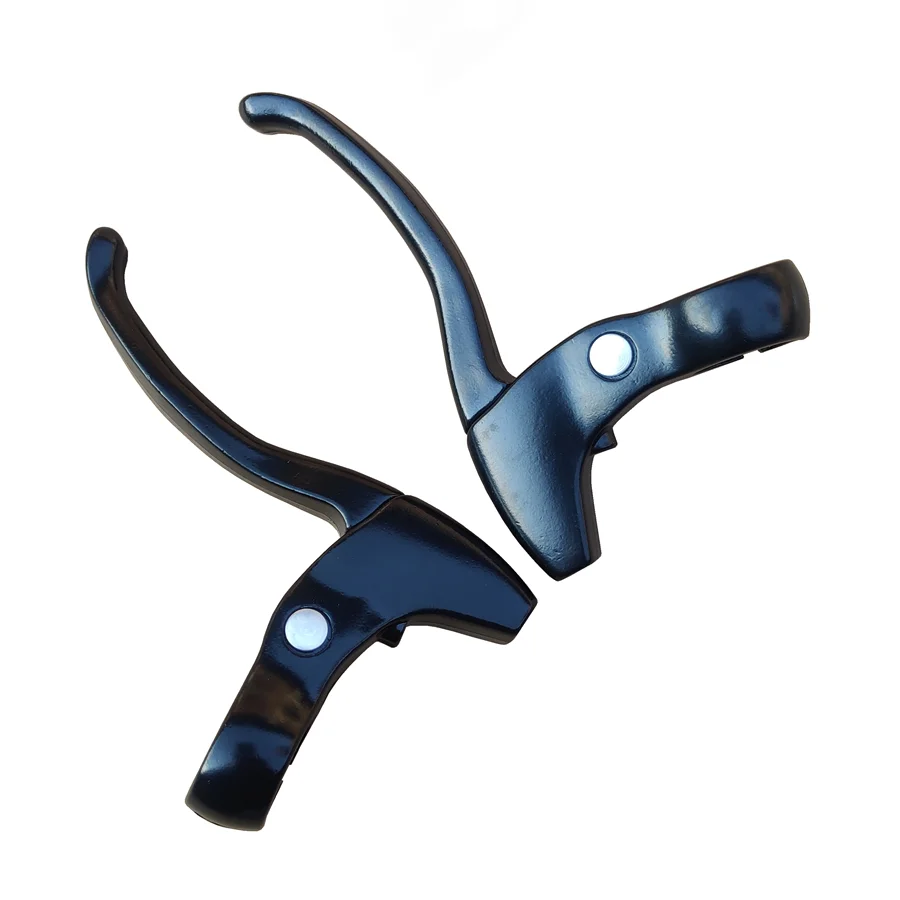 Bicycle Brake Handle Bicycle Brake Handle Aluminum Silver For Folding Bike Lever Modification Fixed Gear Fixie Accessories Road Cycling Vintage Retro