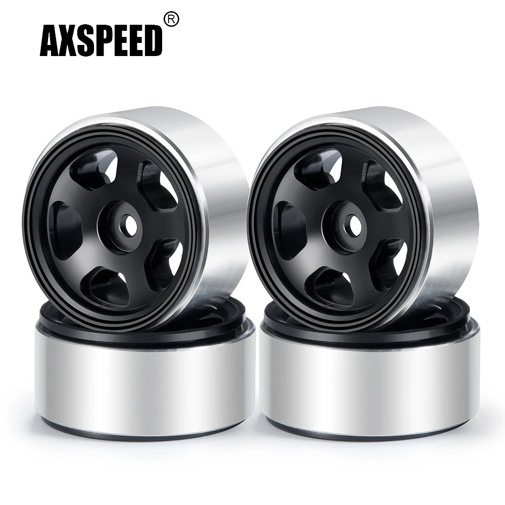 

AXSPEED Micro 1,0 дюймов алюминиевый сплав Beadlock Колесные диски для осевого SCX24 Deadbolt C10 Гладиатор Wrangler Bronco 1/24 радиоуправляемая Автомобильная деталь