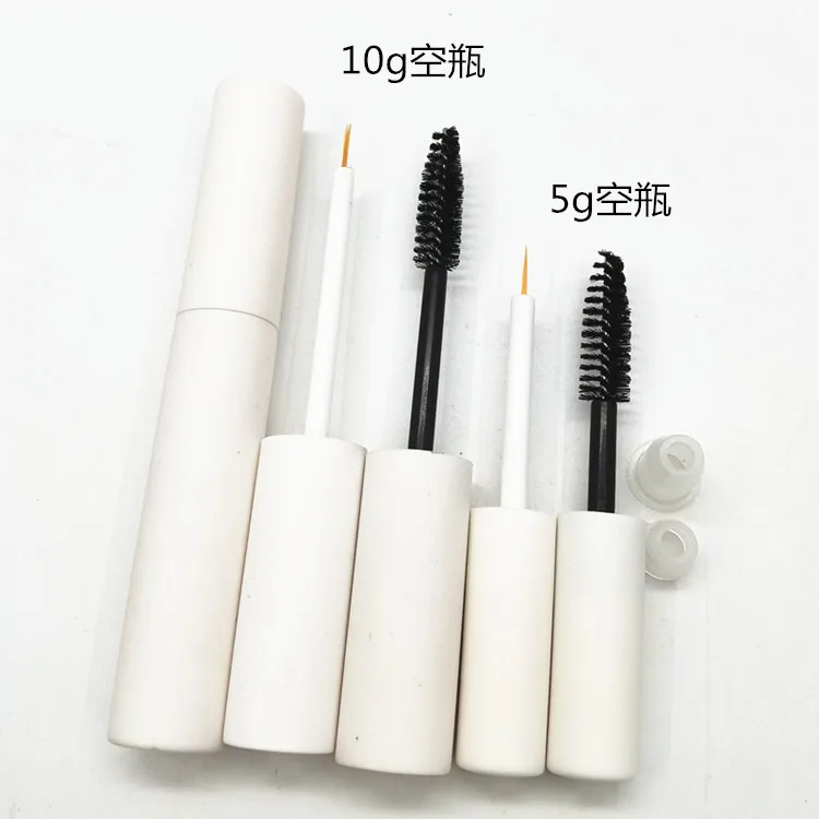10PCS 5ml 10ml White Lip Gloss Tubes Mascara Eyeliner Lipstick Tubes Empty Lipgloss Packaging Refillable Cosmetic Container