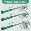 Garden Weeder Puller Tool 5 6 11 Teeth Upgrade Weeding Artifact Uprooting Tool Manganese Steel Hand Weeder Tool For Yard Far 2