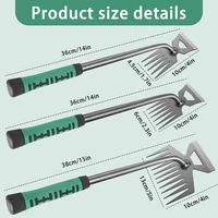 Garden Weeder Puller Tool 5 6 11 Teeth Upgrade Weeding Artifact Uprooting Tool Manganese Steel Hand Weeder Tool For Yard Far 2