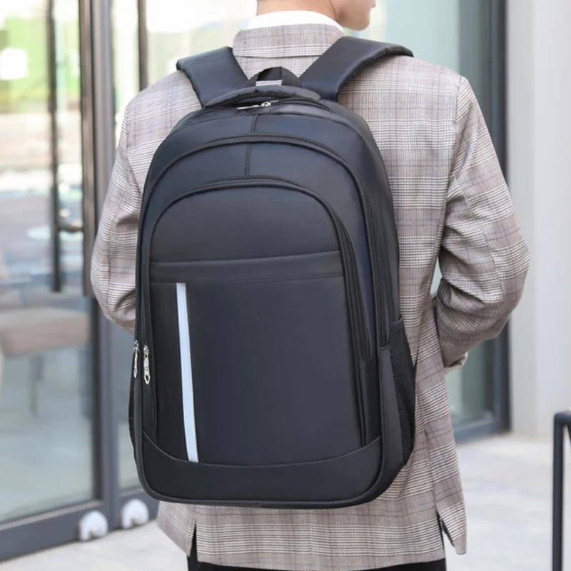 17.3-inch laptop backpack - travel schoolbag, adjustable shoulder strap, multiple compartments and practical pockets, school bac