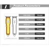 Usb Charging Cordless Hair Cutter Kemei KM-056 10w Powerful Motor Barber Hair Clipper For Men Beard Trimmer 3