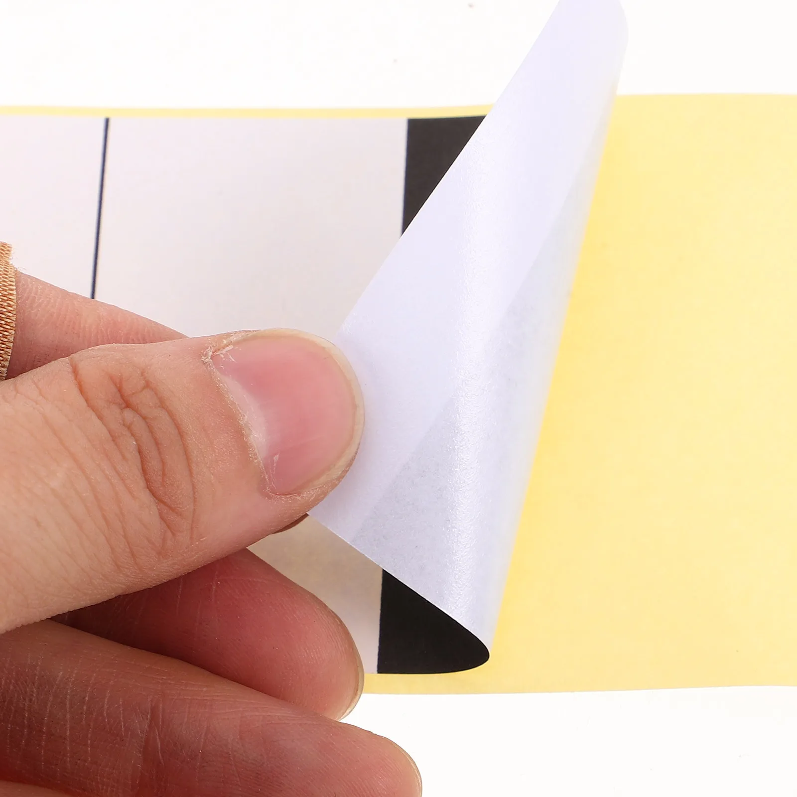 50 Pcs Self Adhesive Binder Labels for Office Organization Index Spine Tabs Removable File Chart Stickers for Business Printing - 4