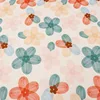 3PC Flower World Fitted Sheet Floral pattern 100%Polyester 1Fitted Sheet 2Pillowcase Queen/King Size Four Seasons No Pillowcase 6