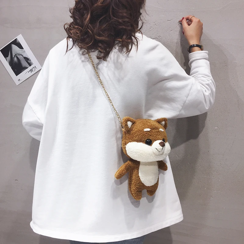 thumbnail image 1 of Bolso bandolera con diseño creativo y moderno de oso de peluche de Japón y Corea del Sur, bolso informal y versátil para mujer 2024, 1 of 5