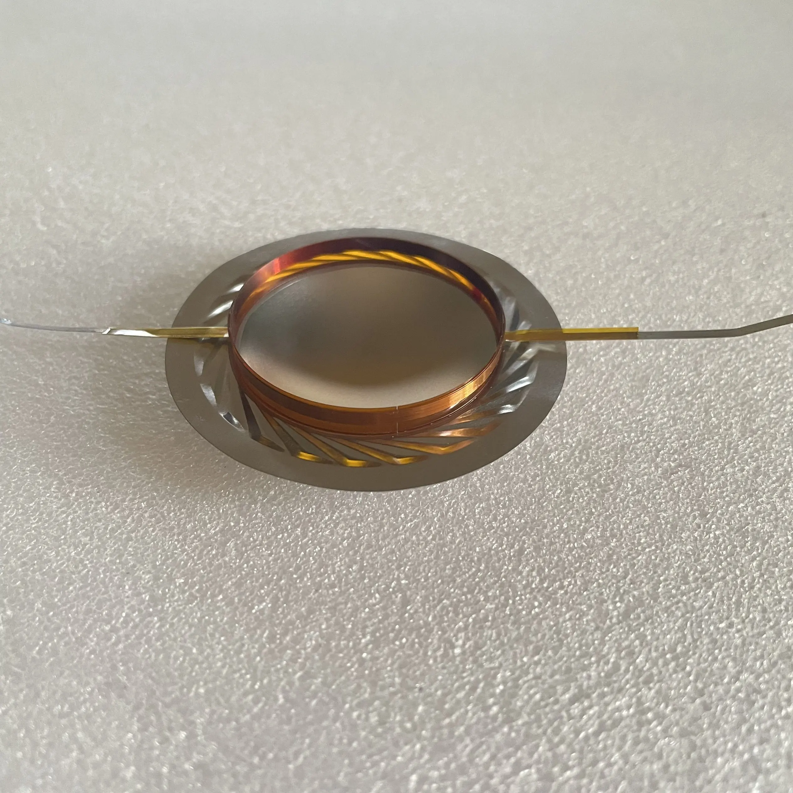 2pcs 38.5mm 트레블 보이스 코일 티타늄 필름 다이어프램 구리 피복 알루미늄 코일 38.6코어 스피커 수리