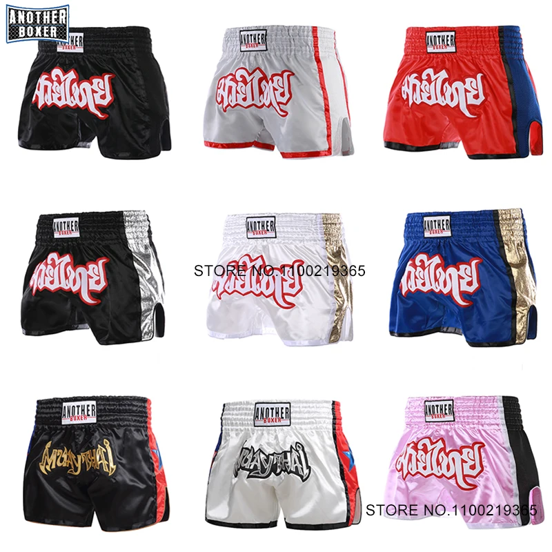 Muay Thai Shorts for Kids Adults MMA Training