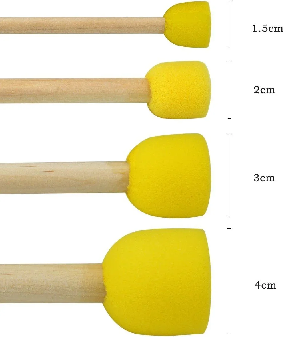 Ensemble de tiges d'éponge en céramique, Sculpture absorbant l'eau, outils de poterie, bricolage artisanat, accessoires de fabrication manuelle, 4/20 pièces 2