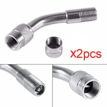 2 Pcs/1 pcs รถจักรยานยนต์ 45 90 135 องศามุมอะแดปเตอร์วาล์วยางวาล์วอะแดปเตอร์สําหรับรถบรรทุกรถ Moto จักรยาน 8