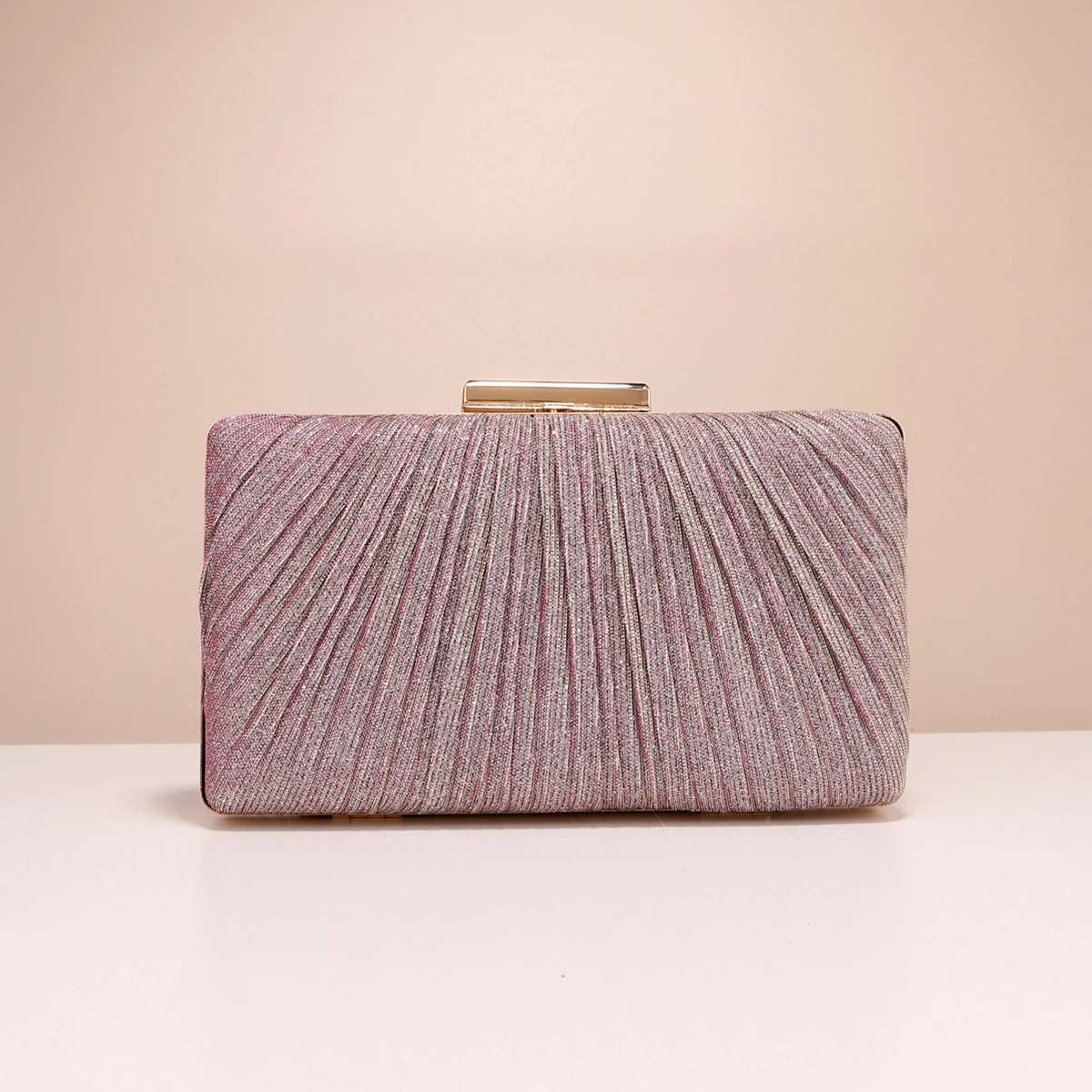 Golden Sequined Clutch Bag for Women Evening Banquet