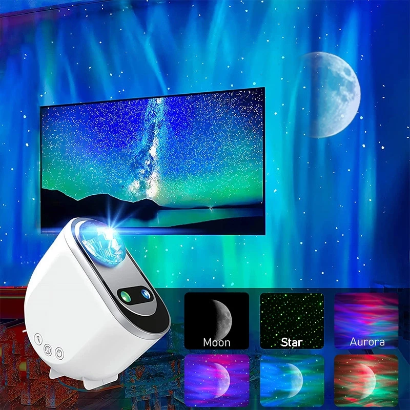 

Light Aurora Projectors Galaxy Star Projector Starry Sky Moon Lamp Decoration Bedroom Home Room Luminaires Gift