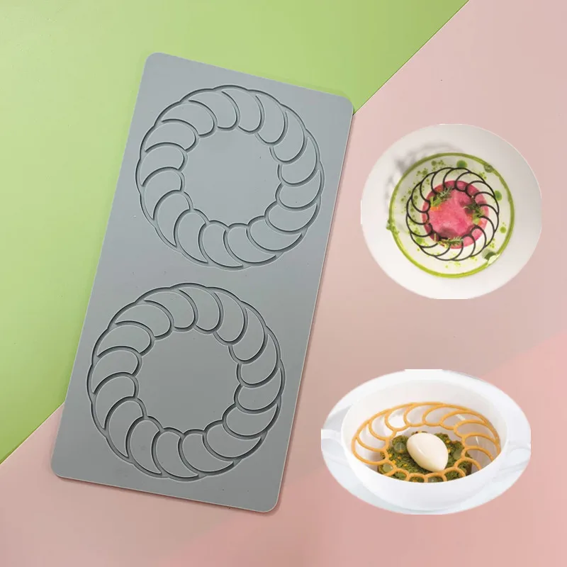 Leaf Flower Wreath Lace Silicone Mold Fondant Cake Sugarcraft Mould Chocolate Candy Des... - SKU LLSM0910 - UGI Packaging