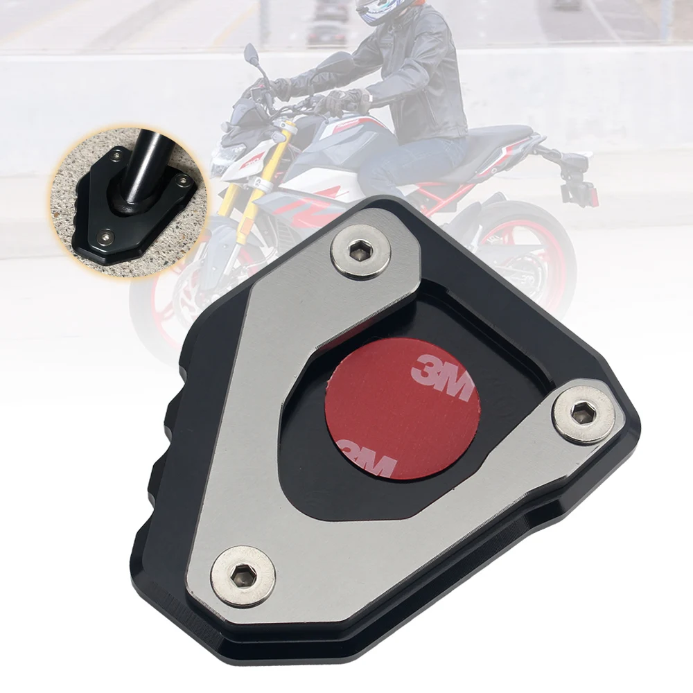 

Motorcycle CNC Kickstand Foot Side Stand Extension Pad Support Plate Enlarge Stand For BMW G310GS G310R G310 GS G310 R 2017 2018