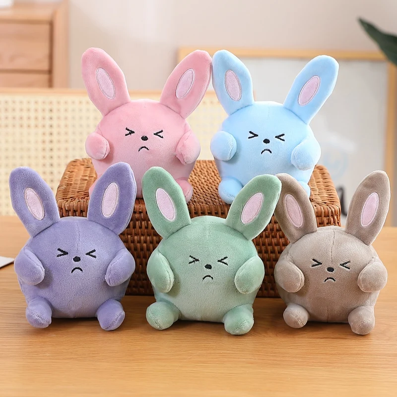 Kawaii Creative Rabbit Clench Ball Cute Squeeze Plush Toy Lovely Soft  Healing Bunny Plushies Doll Soft Kids Babys Toys for Girl