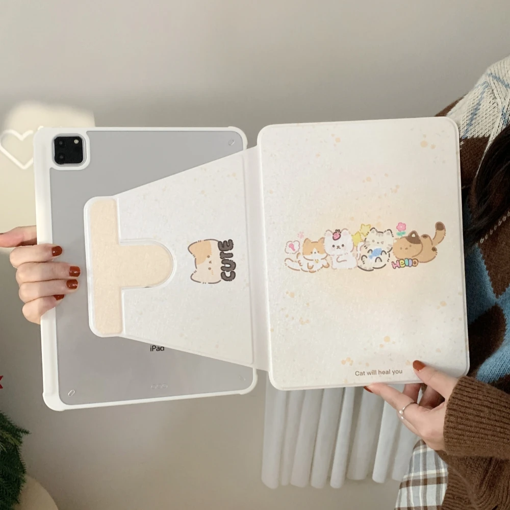 Cat Pattern Tablet Case For Apple iPad