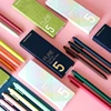 Kawaii Kaco Retractable Stationery 5/10/20 Colors Gel Pens 0.5MM Color ink Smooth Writing for Journals Notebooks Planner Drawing 2