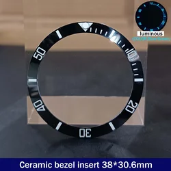 Enhanced Ceramic Bezel Insert for Men's GMT and Diving Watches - 38mm x 30.6mm (82ceramics)