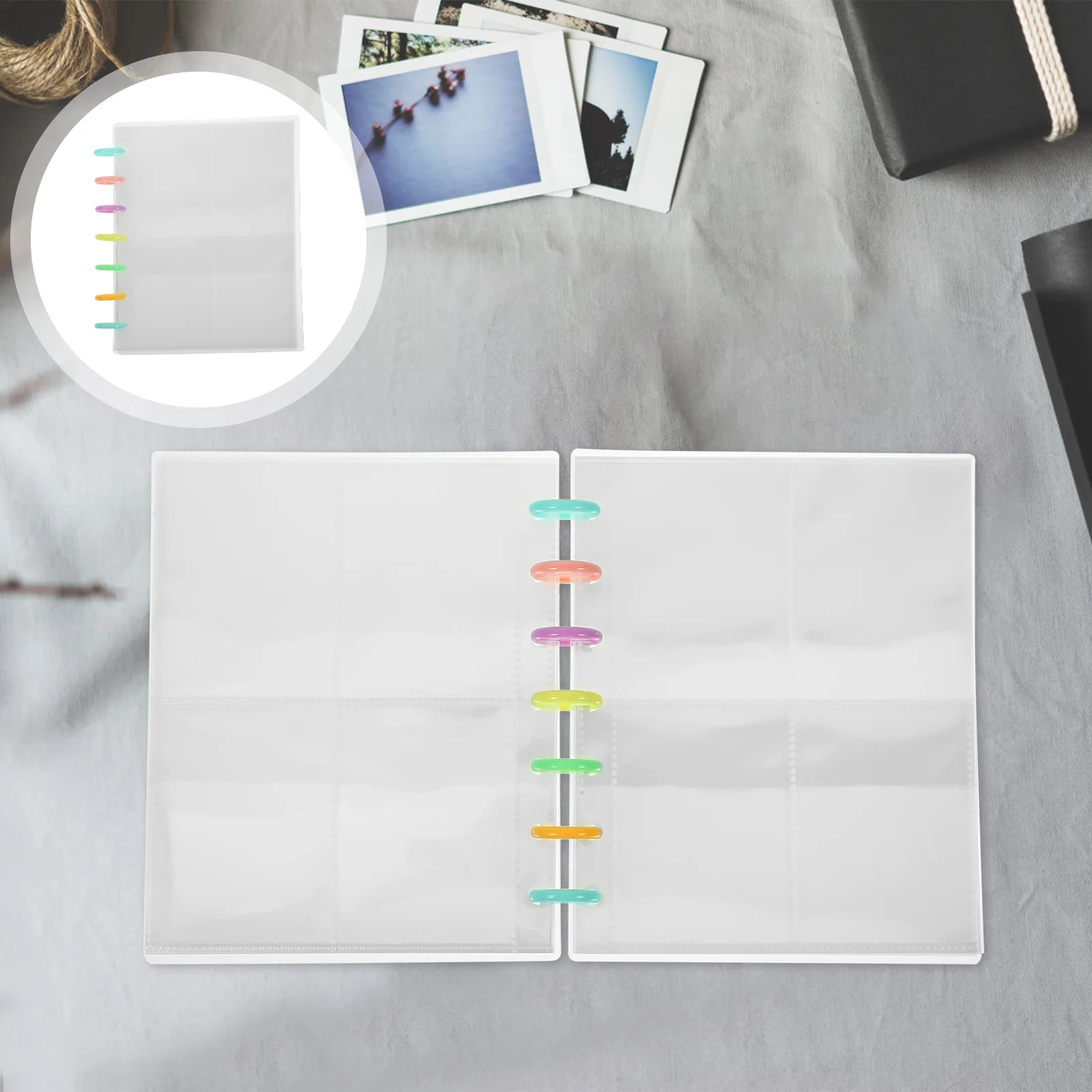 

3 Inch Photo Album Book Portable Cards Household Pictures Pp Family DIY Scrapbook