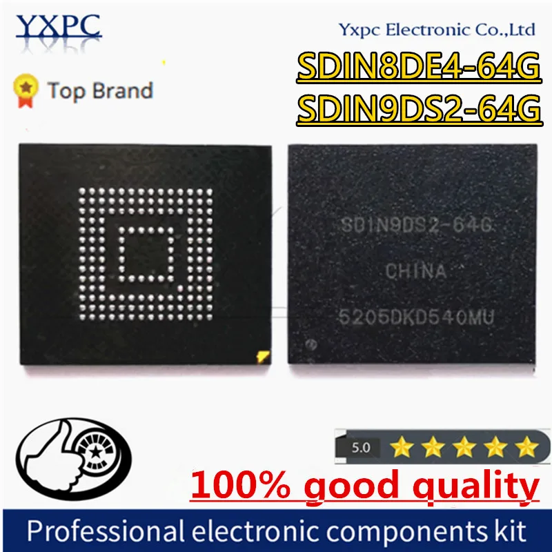 Sdin8De4-64G Sdin9Ds2-64G Sdin8De4 Sdin9Ds2 64G Bga153 Emmc 64Gb Di Memoria Flash Ic Chipset Con Palline