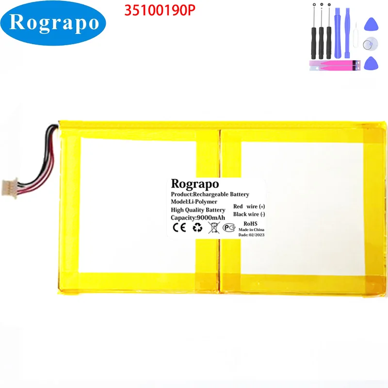 Digma Wtl Tablet pc Bateria 3.8v 9000mah 35100190p Novo