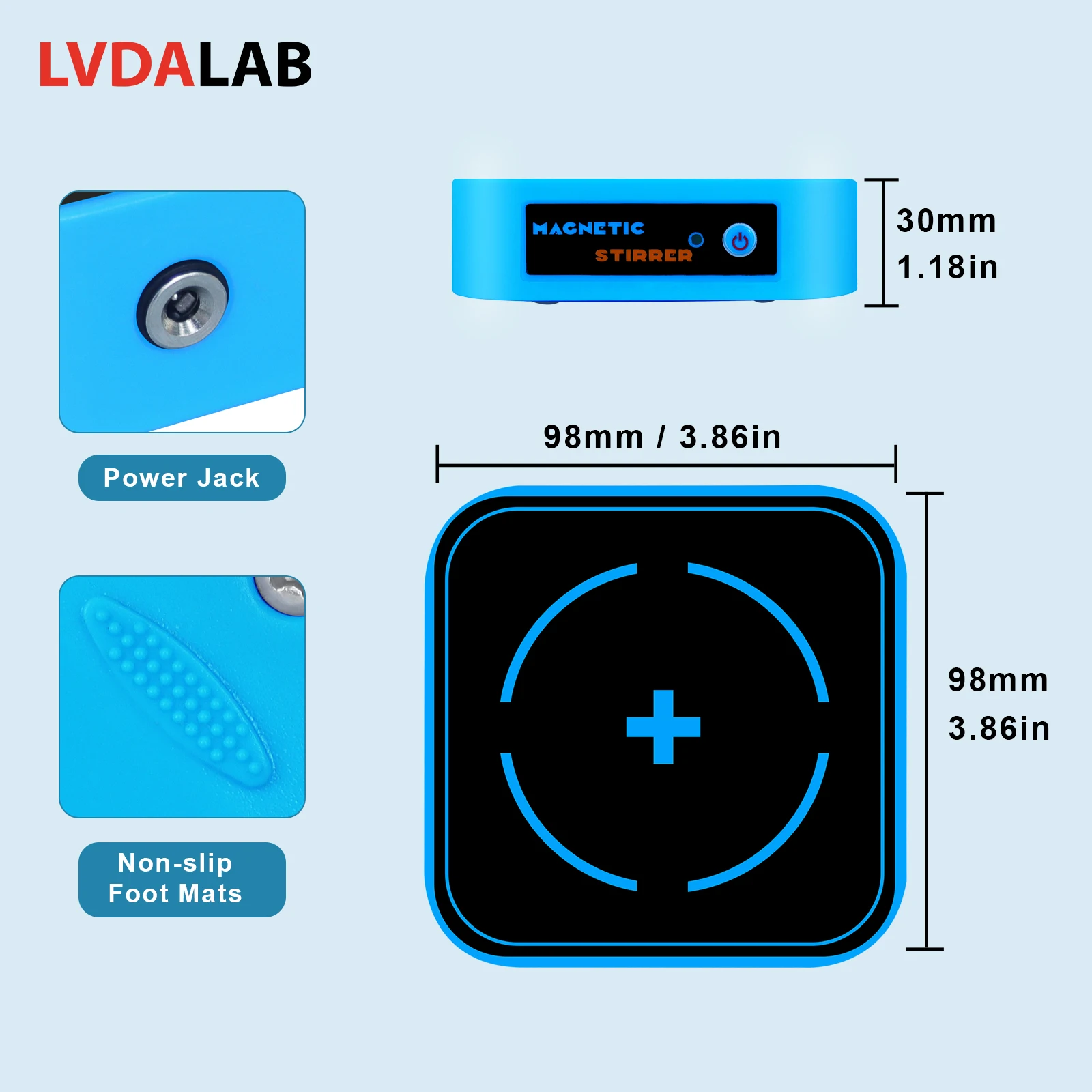 ABS plastiko korpuso artimas vaizdas