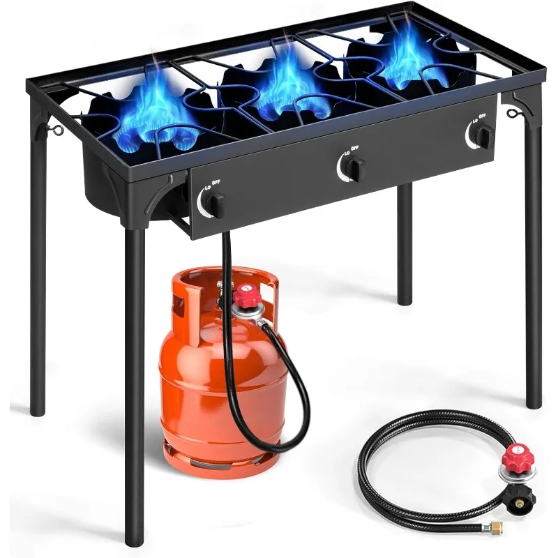Outvita 3 Burner Outdoor Propane Gas Stove
