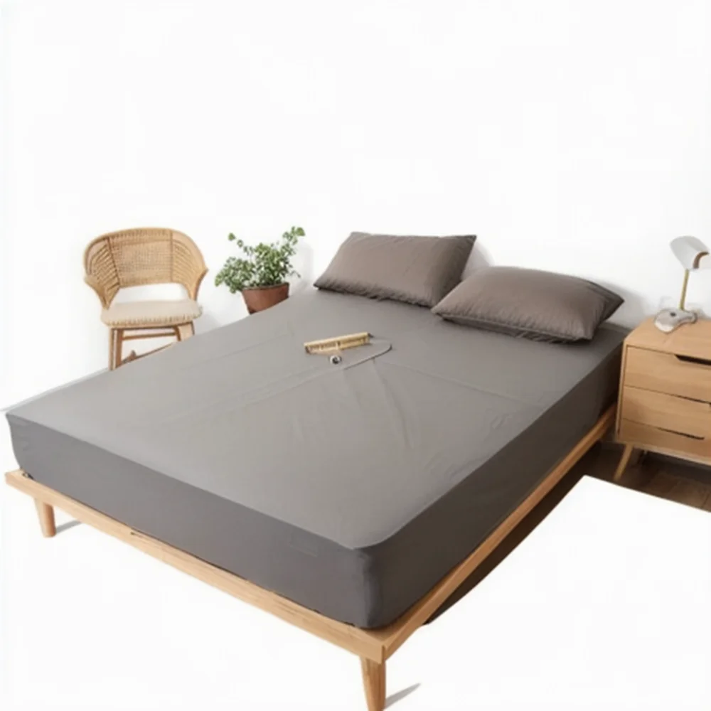 Esd Earthing Grounding Bed Fitted Sheet For King /Queen/Single Size bed,  Include a Grounding Connection Plug 3
