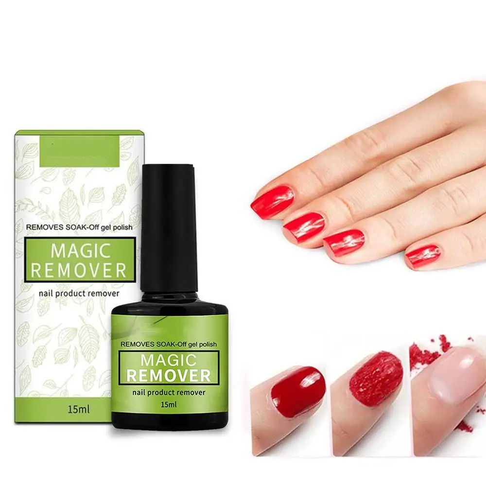 

Remove Nail Polish Magic Burst Gel Polish Remover Soak Primer Coat Degreaser Tools Nail Off Manicure Cleaner Remover Gel Na X2M7