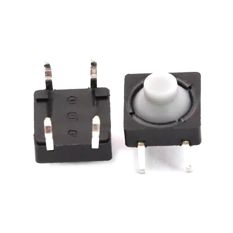 Touch switch 8*8*5 Pin 5H Silica Gel Silent Button 8*8*5MM Two Feet Pin Conductive Silicone Button switch 2/4pin 8x8x5 mm 10PCS