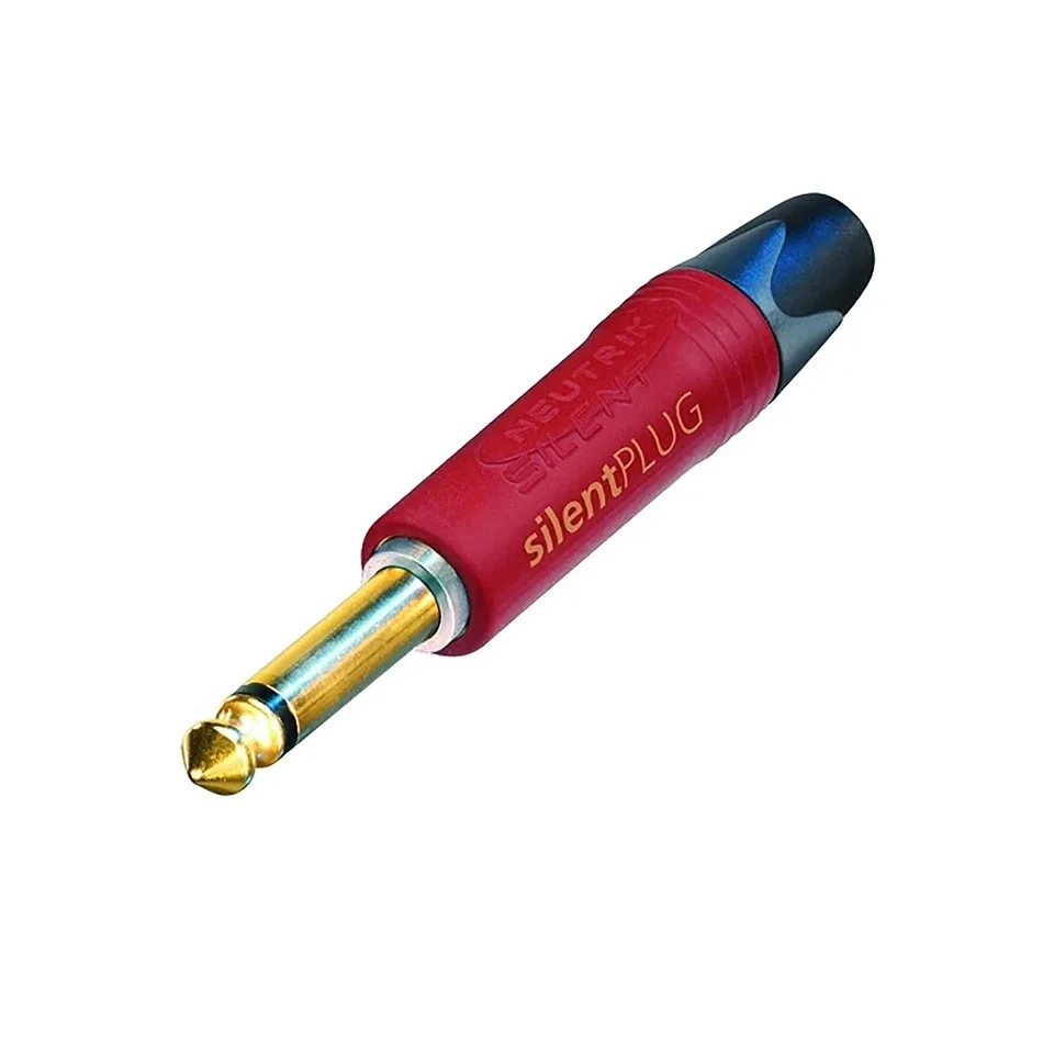 -Svizzera Neutrik Np2X-Au-Silent 6.5Mm Angolo 1/4 "Strumento Professionale (Chitarra) Spina, Contatti Placcati Oro