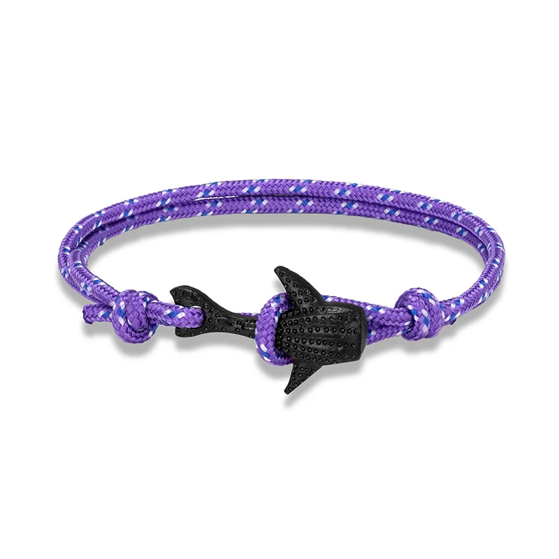 MKENDN Sommer Strand Stil Schwarz Wale Armband Männer Frauen Einstellbare Multilayer Glück Seil Ozean Liebhaber Surfer Armband Geschenke – Detail 23