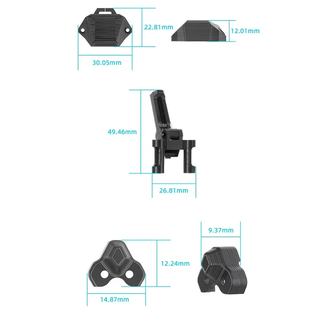 GEPRC Tern-LR40 3D Print Part Original FPV Drone Accessories Frame Antenna Mount Landing Cushion O3 VTX Gasket 3