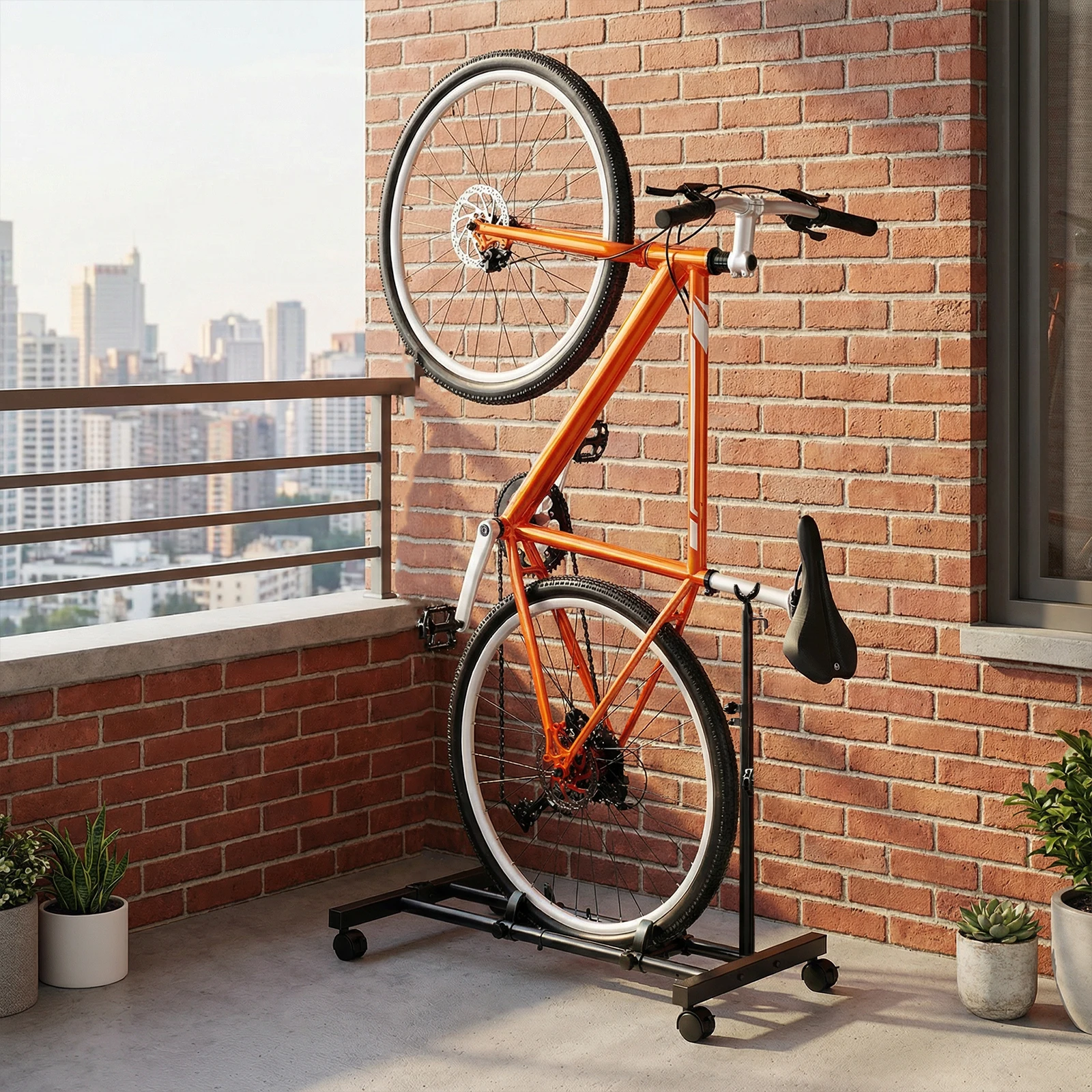 Upright Bike Storage Rack 2