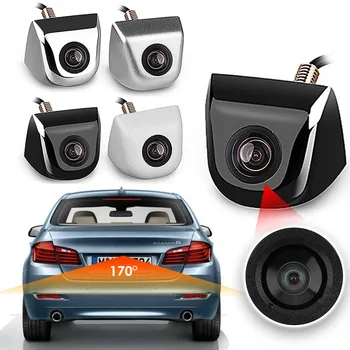 Telecamera per retromarcia per auto visione notturna con obiettivo in vetro a 170 gradi per Monitor di parcheggio telecamera per retromarcia HD videocamera CCD impermeabile