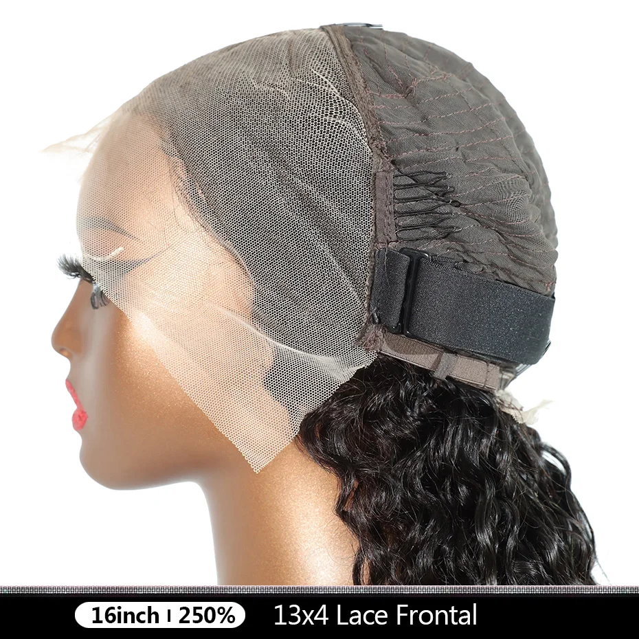 5x5 글루리스 즉시 착용 가능한 가발 100% 인모 워터 웨이브 웨트 앤 웨이비 가발 13x4 인비저블 레이스 프론트 가발 베트남산 생모 여성용
