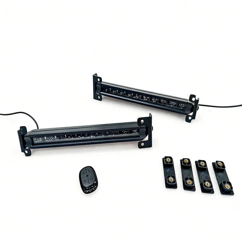 랜드로버 디펜더 L663 2020-2025, 숨겨진 하단 그릴 LED 스포트라이트 키트 방수 차량 외부 조명