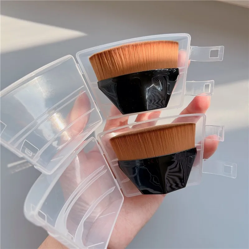 New Magic Makeup Brush Beauty Powder Face Blush Brushes Pennello Per Fondotinta Professionale Portatile Grandi Cosmetici Soft Base Make Up
