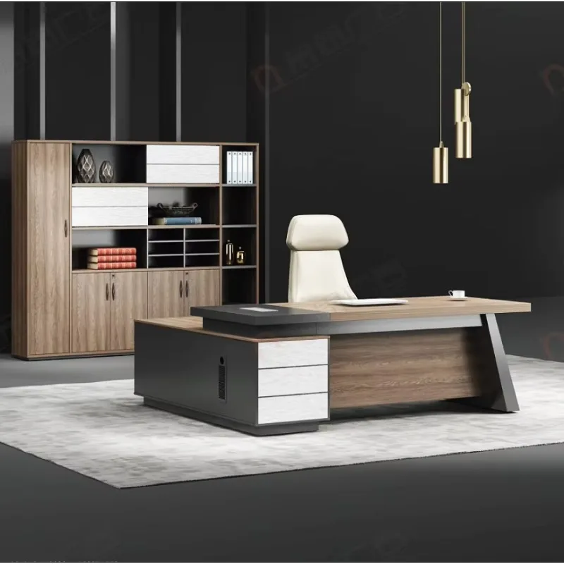 Sungold design office furniture executive desk L shape set