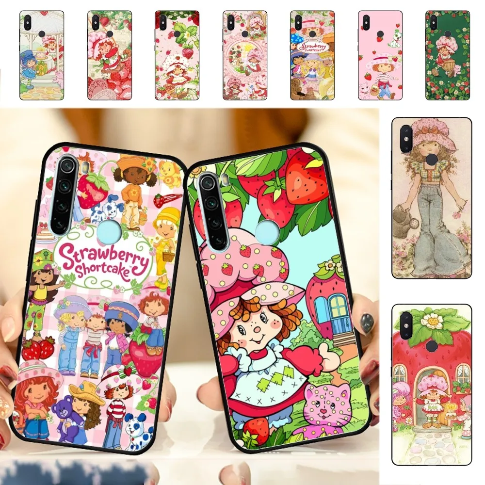 Custodia Per Telefono Strawberry Cute S-Shortcake Per Redmi Note 4X5 A 6 7 8 T 9 9S 10 11 11S 11Epro Poco M3 Pro