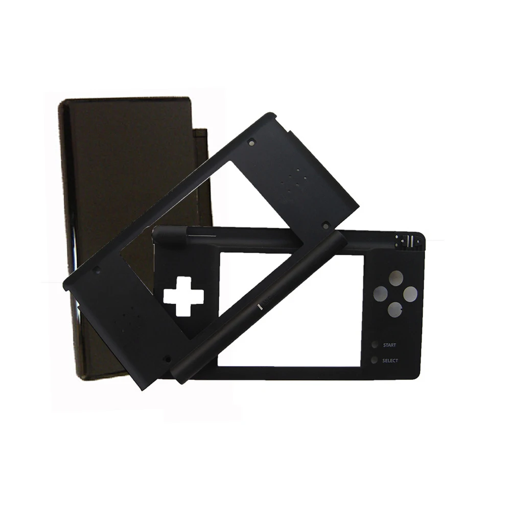 

Пластиковый корпус для задней панели N D S L, 10 шт., для игровой консоли DS Lite, верхняя, нижняя, рамка жк-экрана, замена и ремонт