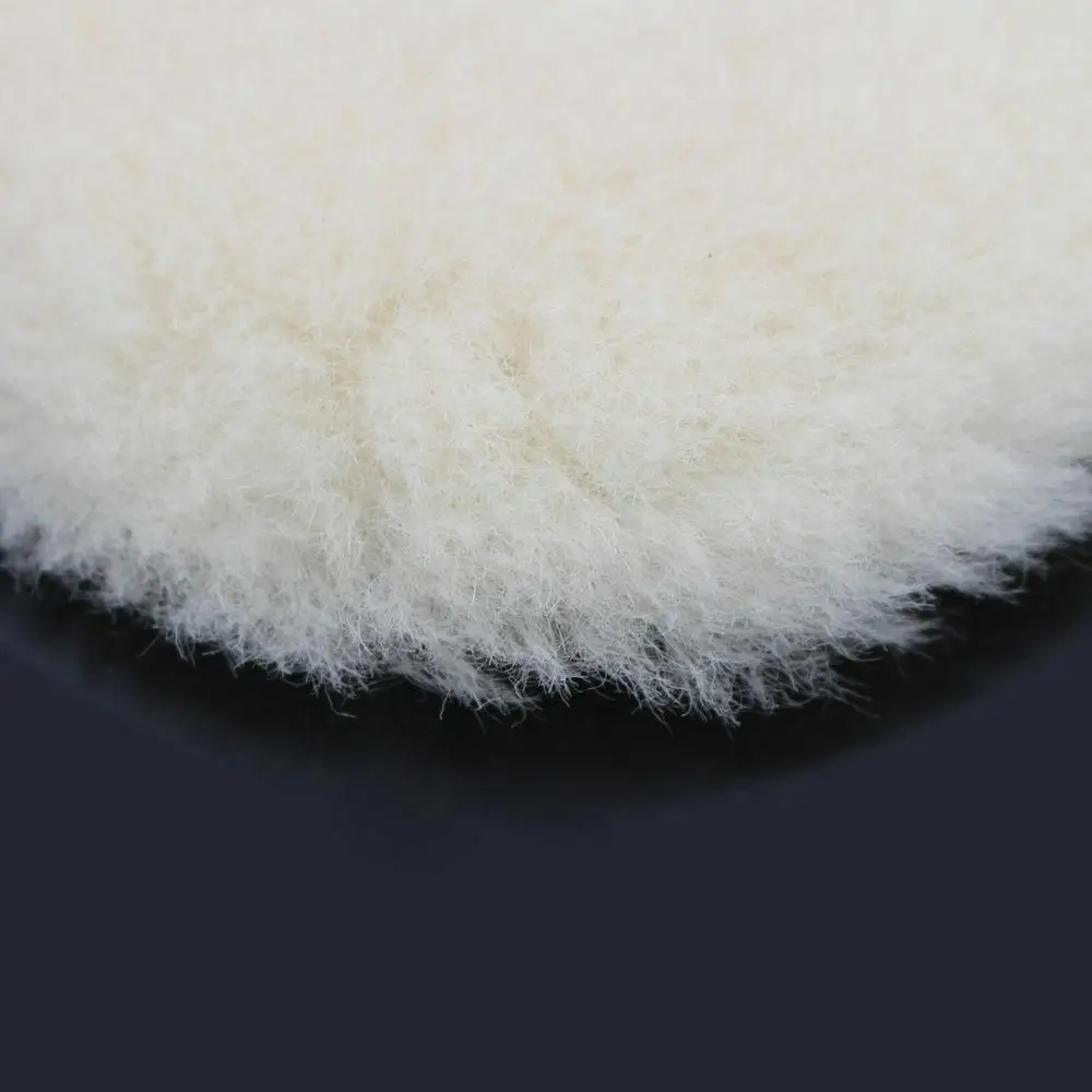 S78702a20fb2e41b19a9ad89a6c917c54p 1Pcs Wool Buffing Pad Wax Polishing Buffer Car Polisher Ball Kit with Magic Sticker for Polishing Cream