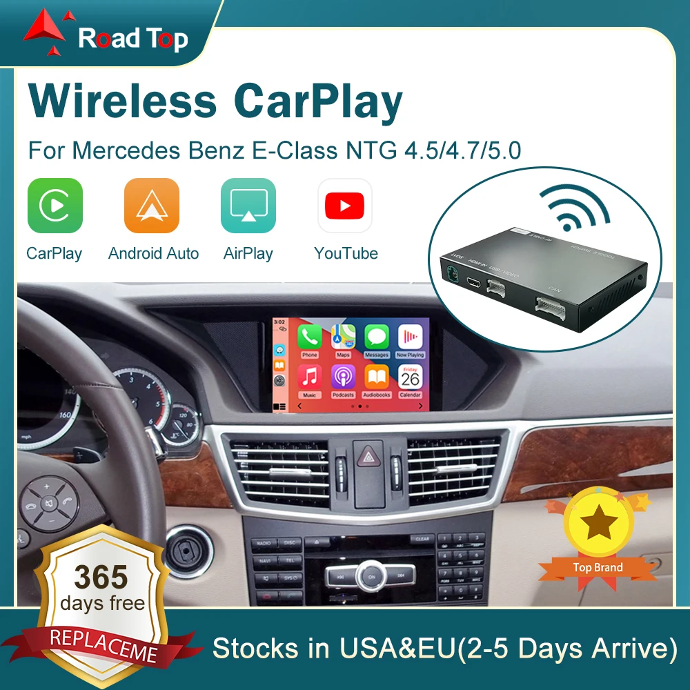 Wireless CarPlay for Mercedes Benz E Class W212 E Coupe C207 2012 2016