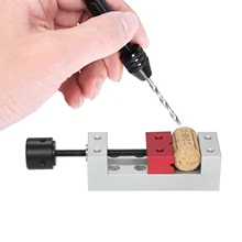 

Mini Drill Press Vise 2 Inch Flat Clamp C Clamp Bench Vise for Walnut Jewelry Watch Repairing Carving Engraving Machine