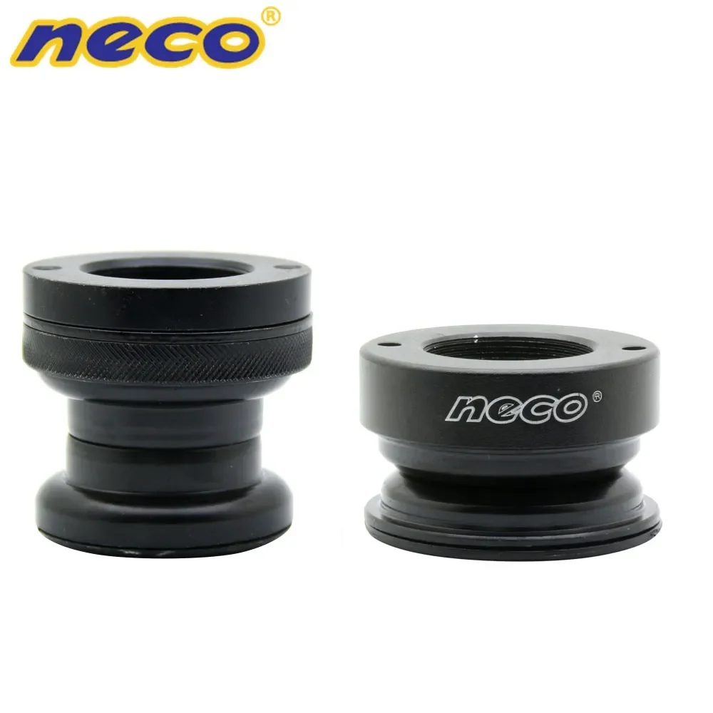 Serie Sterzo Neco Semi-Integrata 1 1/8″ – Cuscinetti A Gabbia – Senza Fili – Nero
