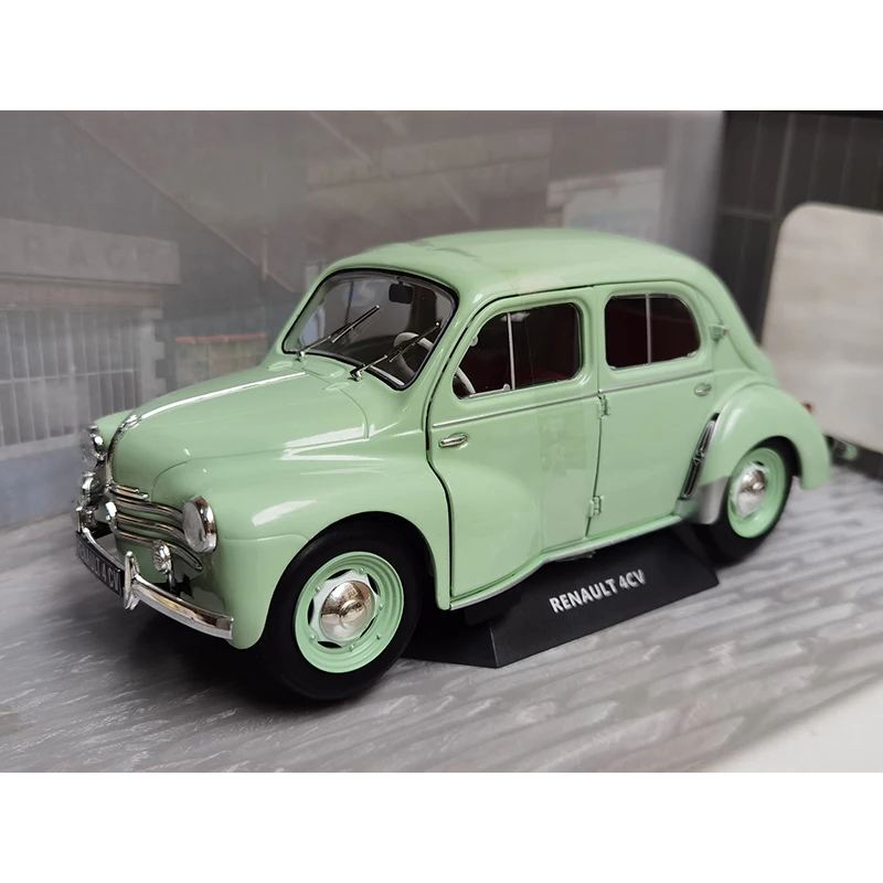 

Модель автомобиля Solido 1:18 масштаб 4CV 1955 из сплава, коллекционная игрушка, коллекционные украшения